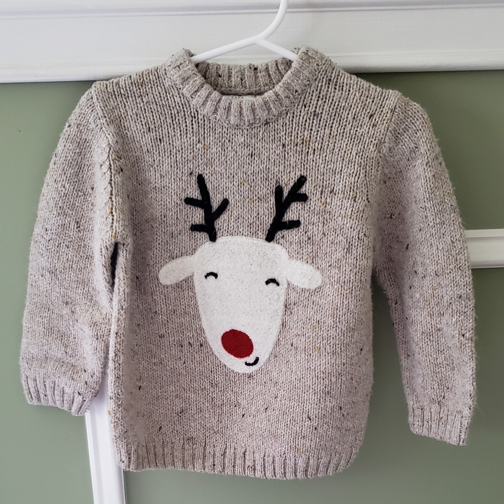 TODDLERS Reindeer Sweater Zara